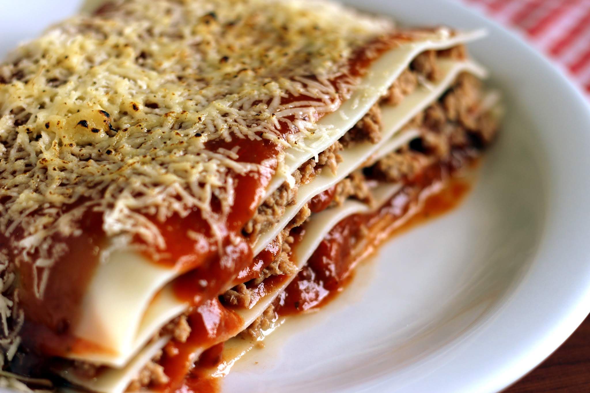 Lasanha de atum de latinha