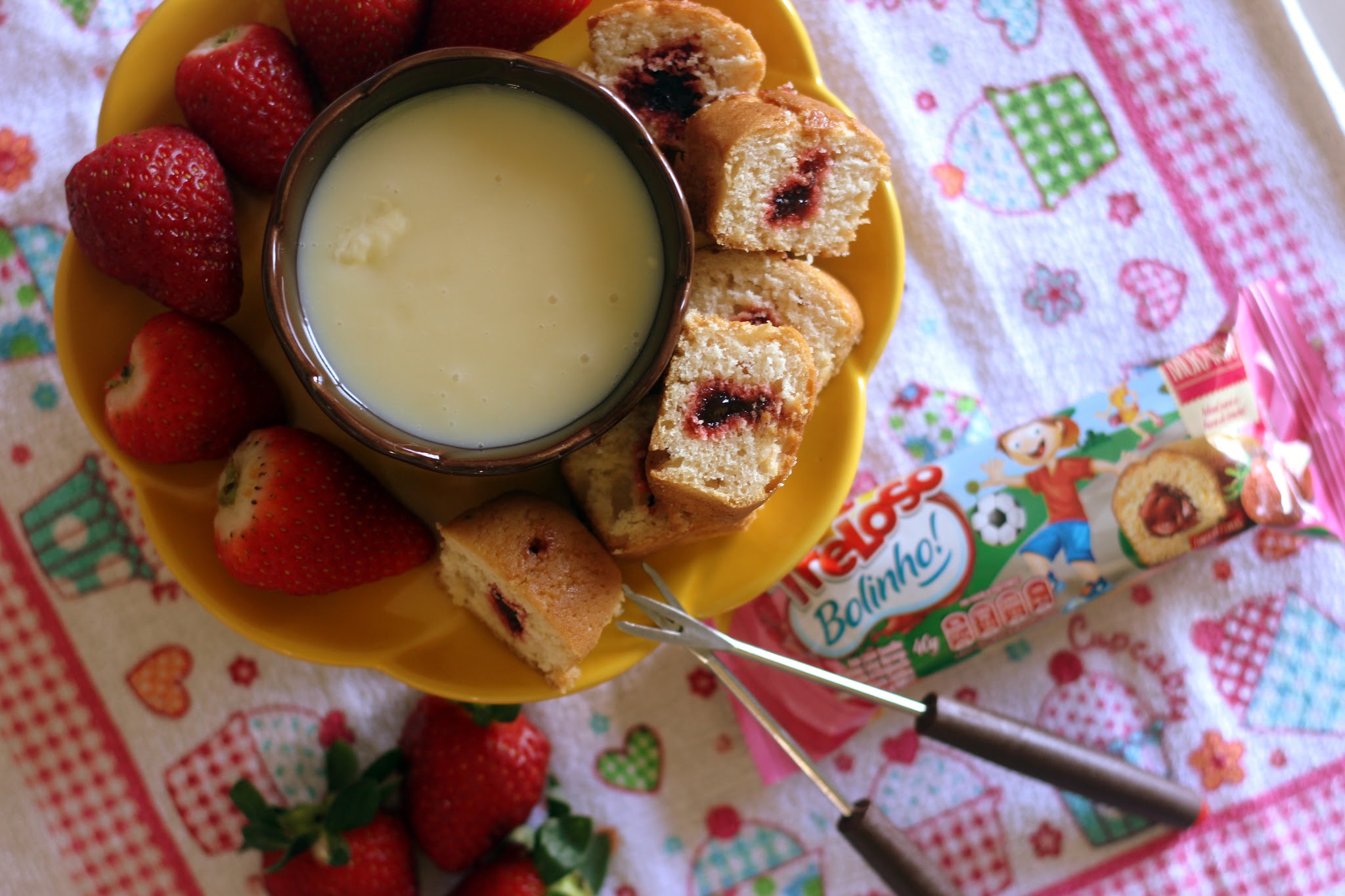 Fondue de chocolate branco Não sei cozinhar