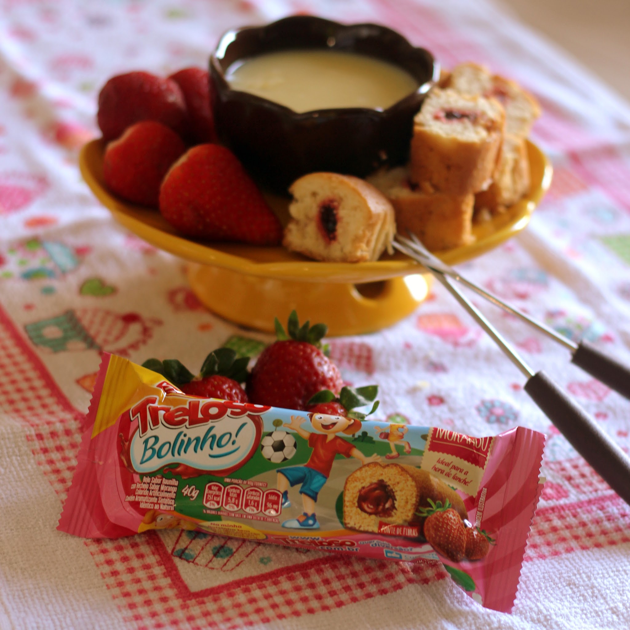 Fondue de chocolate branco Não sei cozinhar